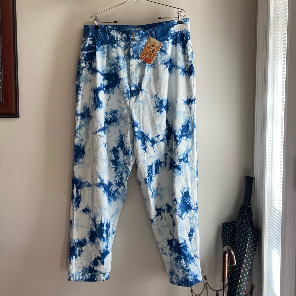 Lucy and Yak Addison Jean blue tie dye 38R